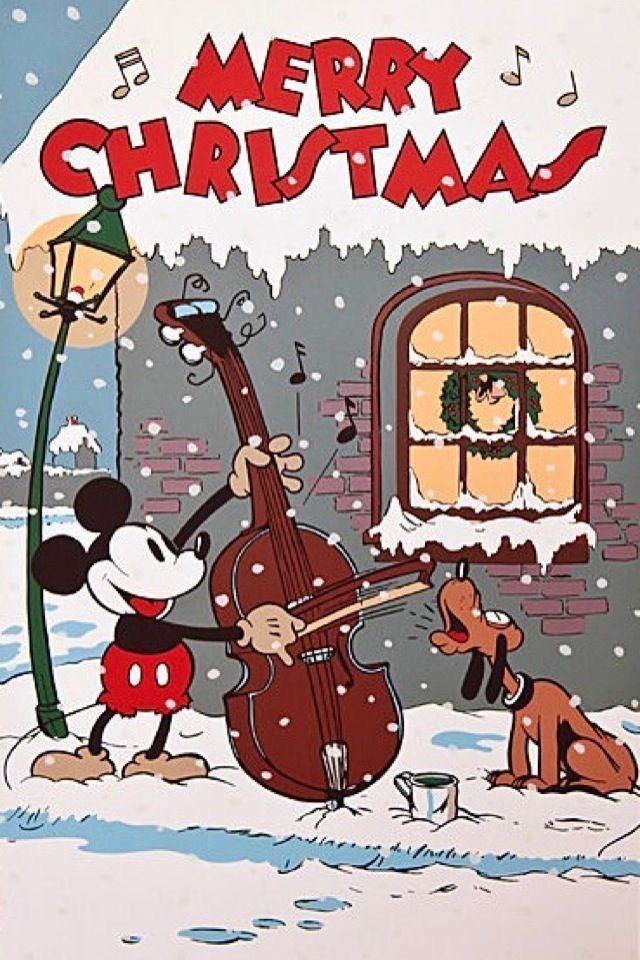 Old Disney Christmas Lockscreen