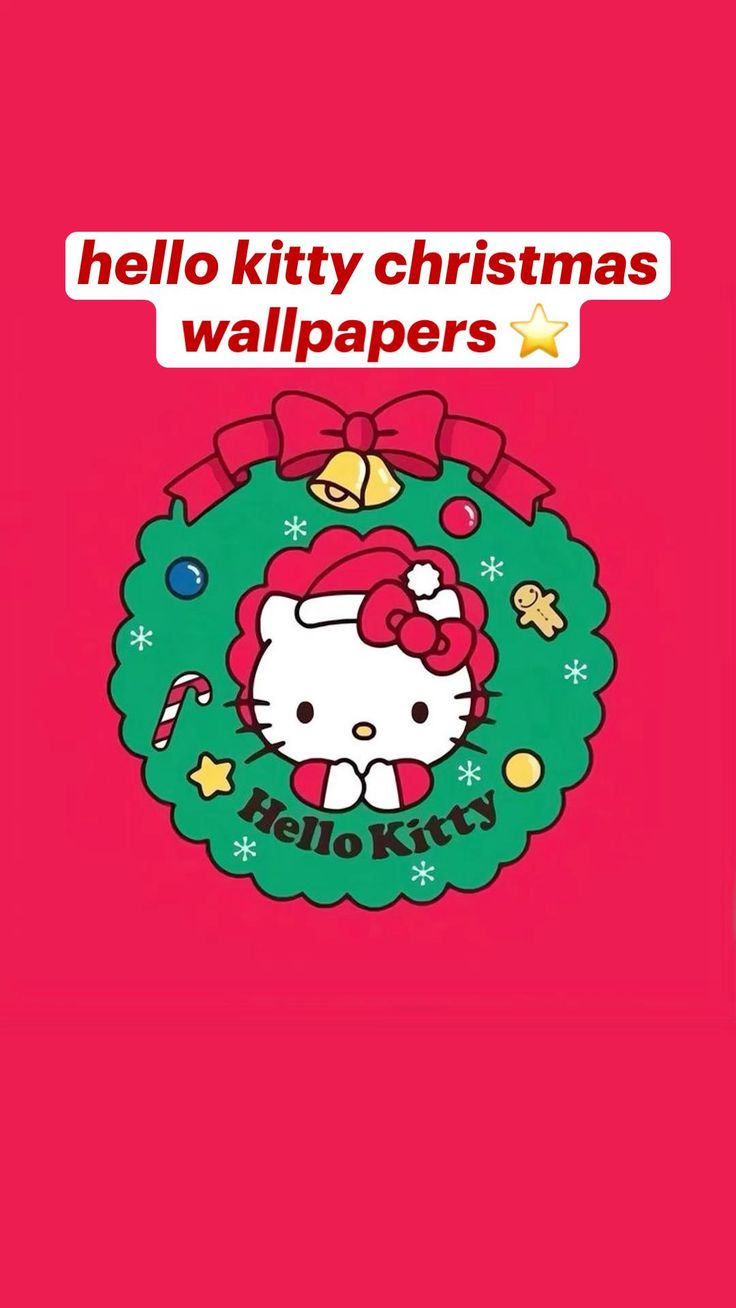 Sanrio Christmas Wallpaper 4K