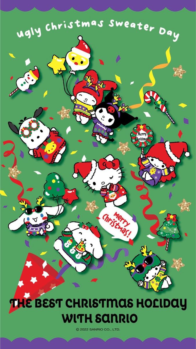 Sanrio Christmas Wallpaper Aesthetic