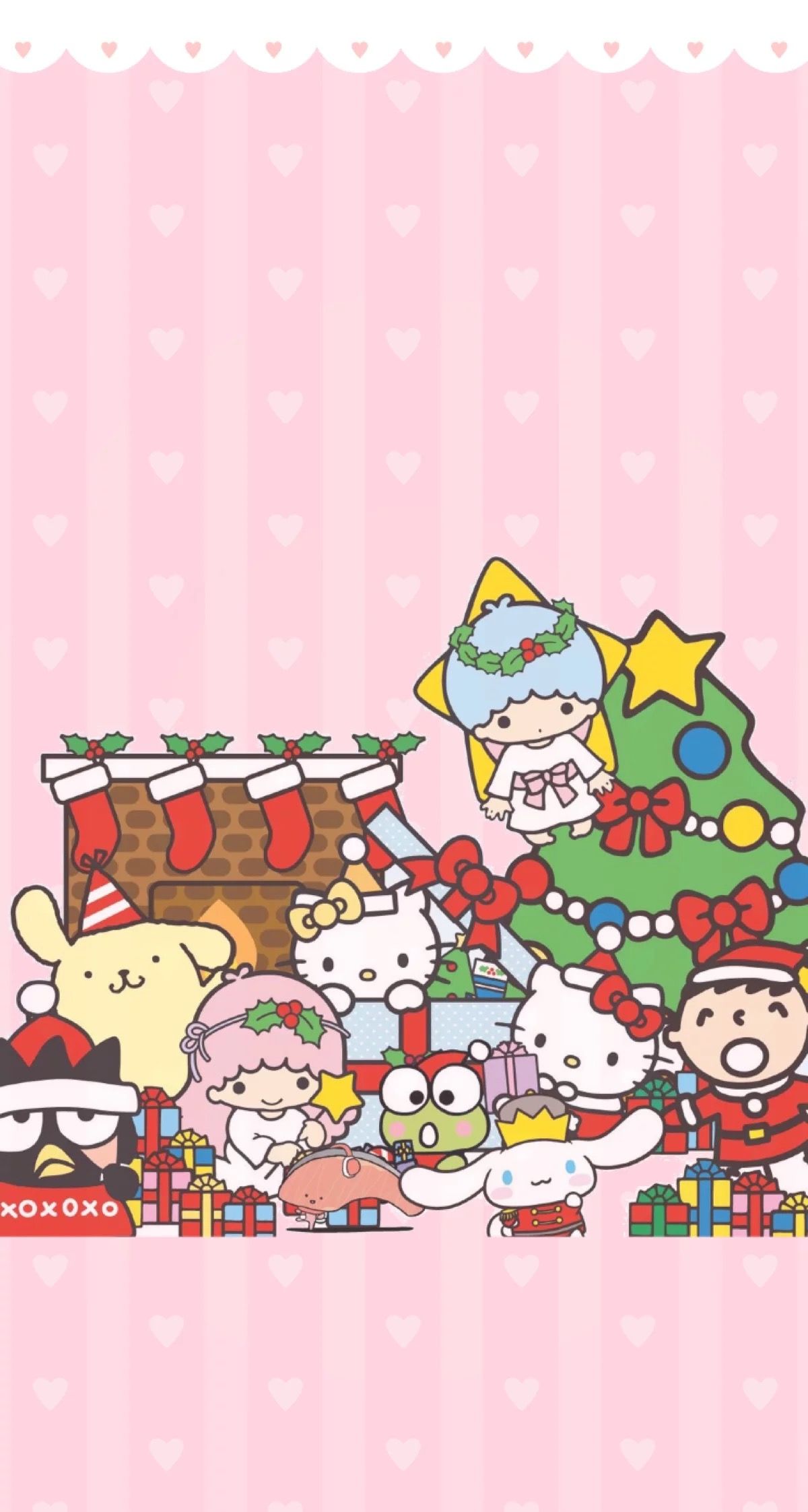 Sanrio Christmas Wallpaper Brown