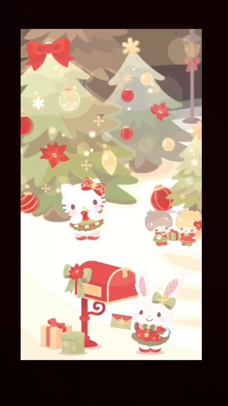 Sanrio Christmas Wallpaper Keroppi