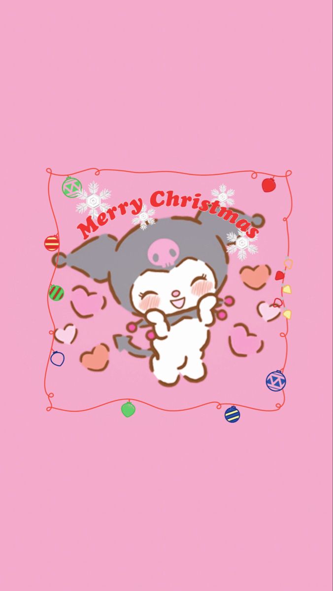 Sanrio Kuromi Christmas Wallpaper