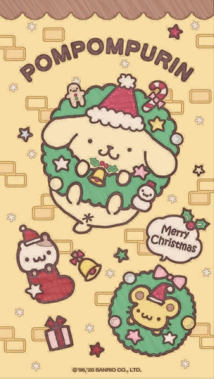 Wallpaper Backgrounds Christmas Sanrio