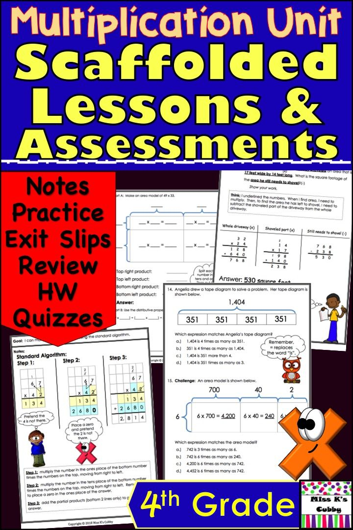 30 Grade 4 Multiplication Worksheets