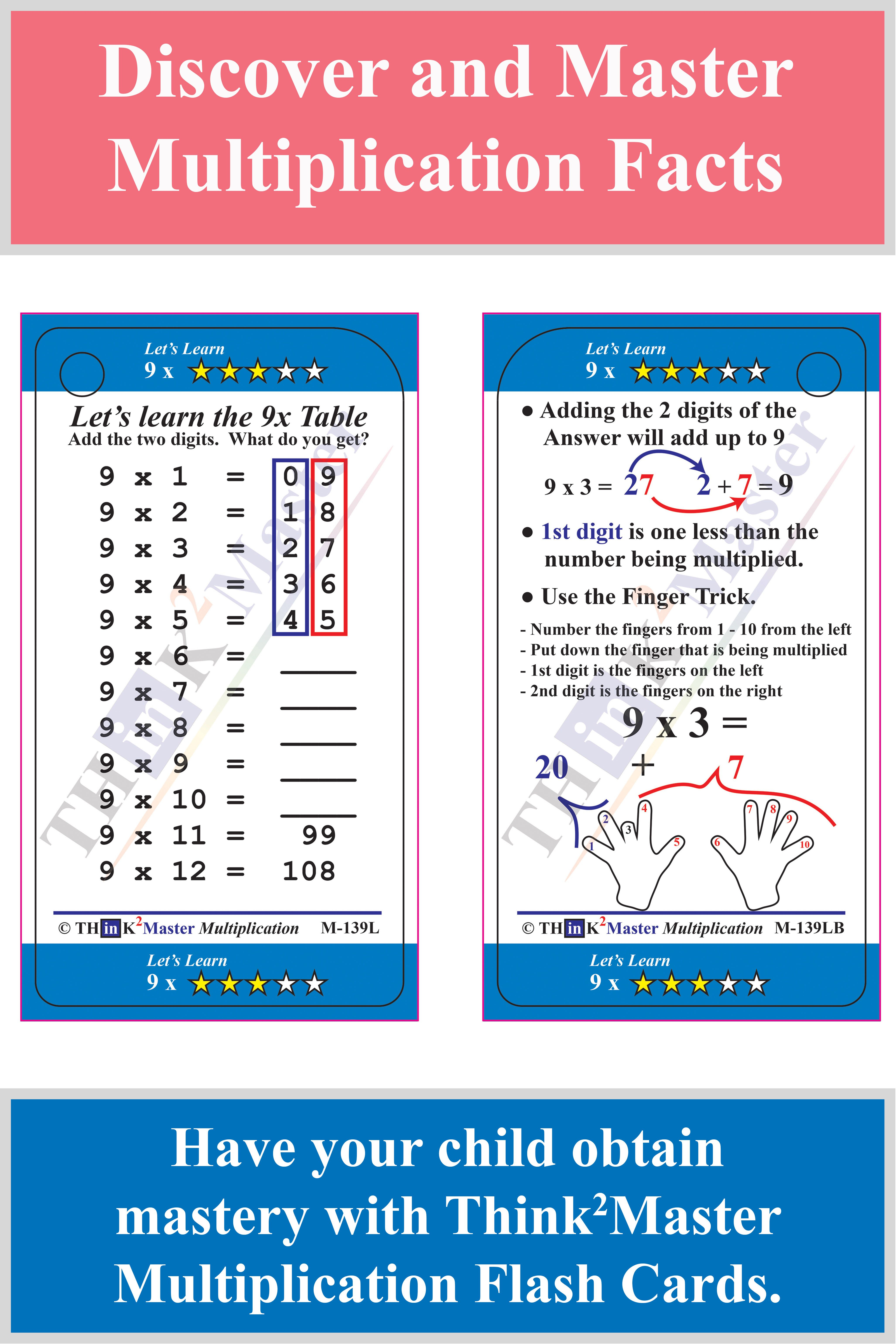 30 Multiplication Facts Memorizing